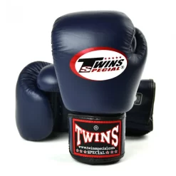 Twins BGVL3 Navy Blue Velcro Muay Thai Gloves