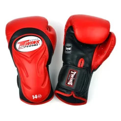 Twins BGVL6 Black Red Muay Thai Gloves