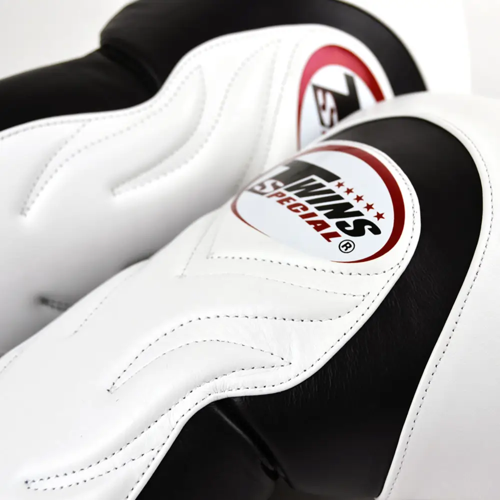 Twins BGVL6 Black White Muay Thai Gloves 3 Twins BGVL6 Black White Muay Thai Gloves - Image 3