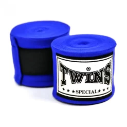 Twins CH5 5m Premium Elastic Handwraps Blue