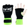 Twins CH7 Black Green Quick Hand Wraps