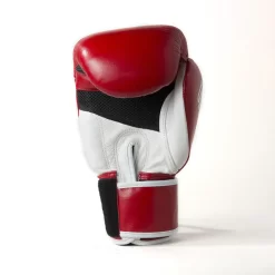 Sandee Cool-Tec 3 Tone Red Muay Thai Gloves -Fight Gear Shop ctbg1 rdwhbk 4