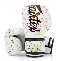 Fairtex BGV14 Painter White Muay Thai Gloves