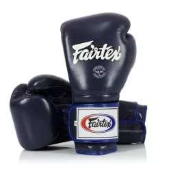 Fairtex BGV9 Blue Mexican Style Muay Thai Gloves