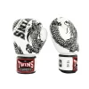 Twins FBGVL3-49 White Flying Dragon Muay Thai Gloves