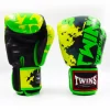 Twins FBGVL3-61 Candy Green Black Muay Thai Boxing Gloves