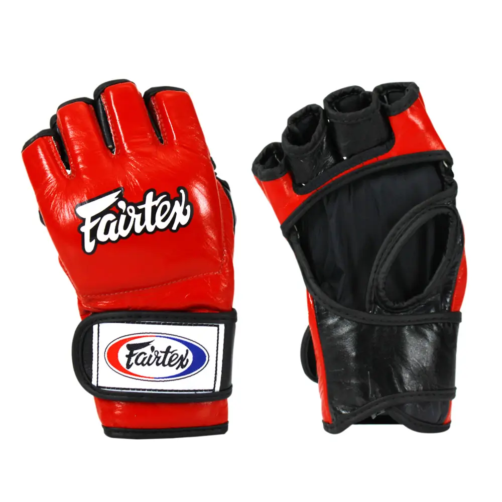 Fairtex FGV12 Red Ultimate MMA Gloves 2 Fairtex FGV12 Red Ultimate MMA Gloves - Image 2