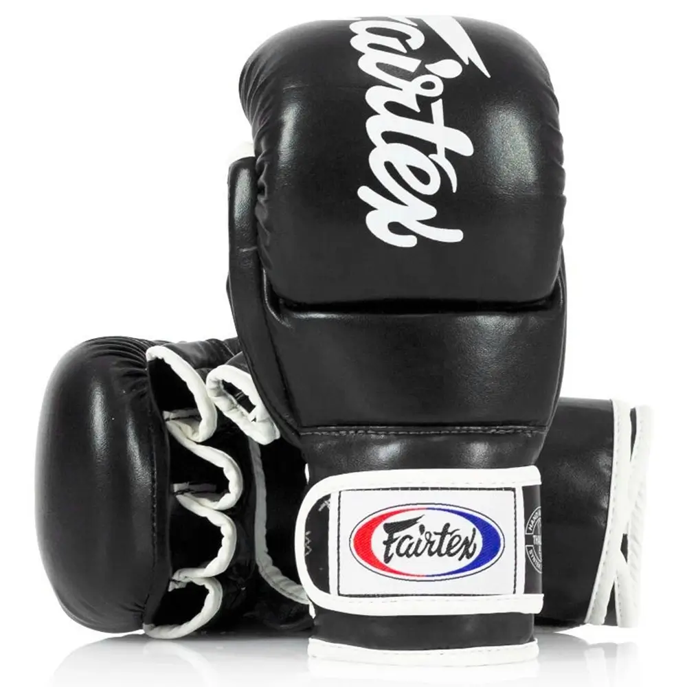 Fairtex FGV18 Black MMA Sparring Gloves 1 Fairtex FGV18 Black MMA Sparring Gloves