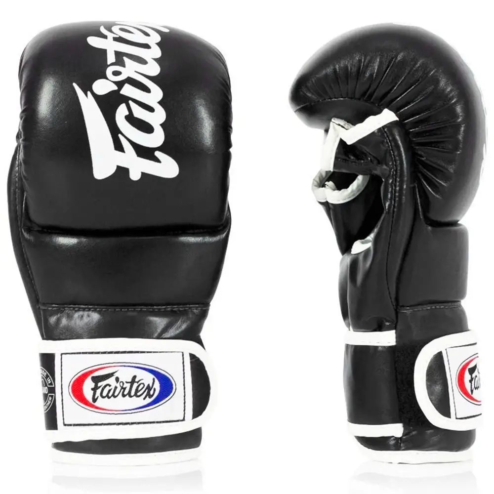 Fairtex FGV18 Black MMA Sparring Gloves 3 Fairtex FGV18 Black MMA Sparring Gloves - Image 3