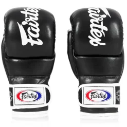 Fairtex FGV18 Black MMA Sparring Gloves 7 Fairtex FGV18 Black MMA Sparring Gloves -Fight Gear Shop fgv18 black black 3