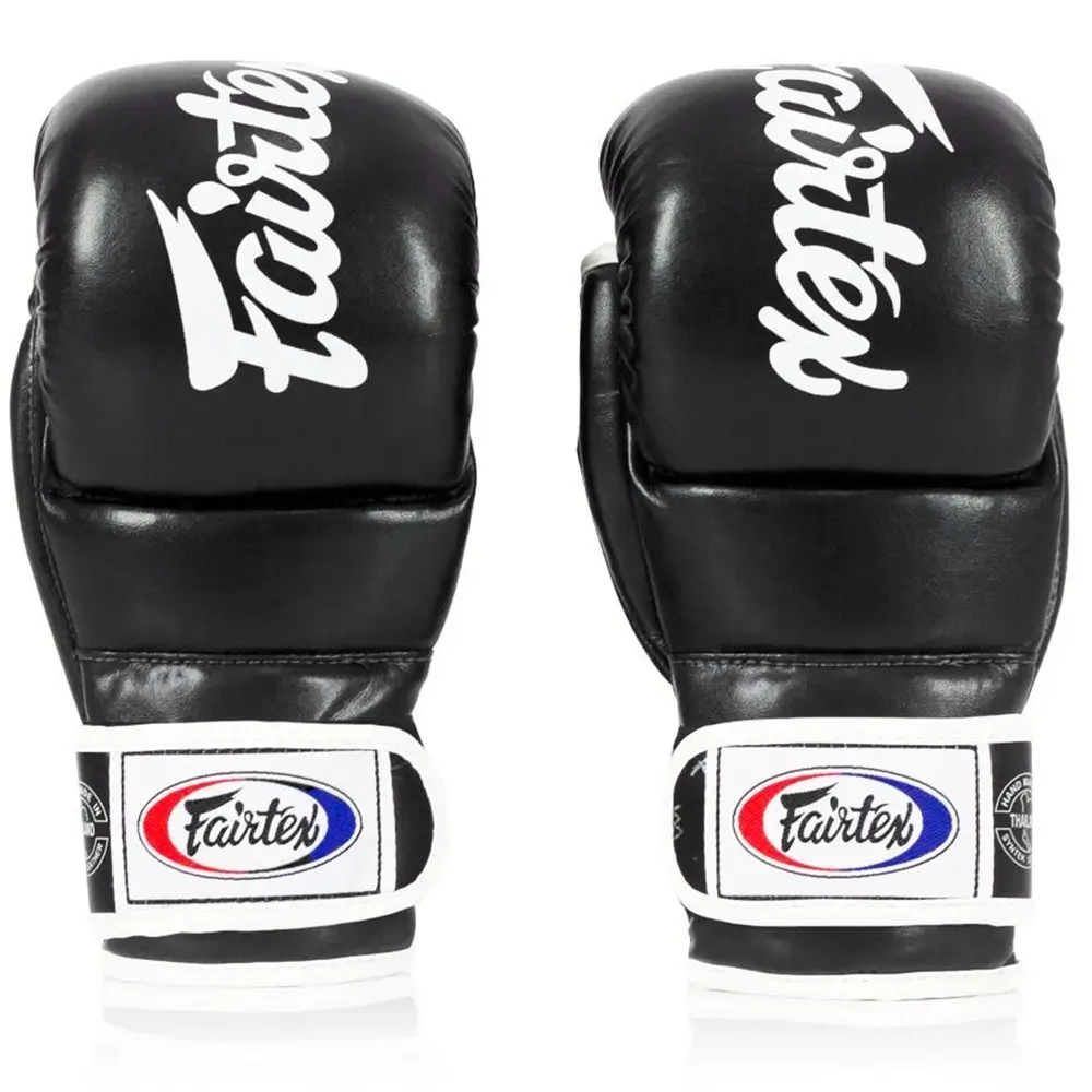 Fairtex FGV18 Black MMA Sparring Gloves 4 Fairtex FGV18 Black MMA Sparring Gloves - Image 4