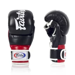 Fairtex FGV18 Black Red MMA Sparring Gloves -Fight Gear Shop fgv18 black red 4