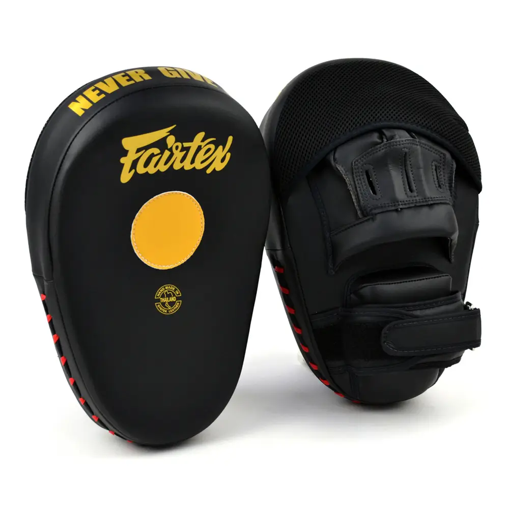 Fairtex FMV13 Maximized Focus Mitts Black-Gold 1 Fairtex FMV13 Maximized Focus Mitts Black-Gold