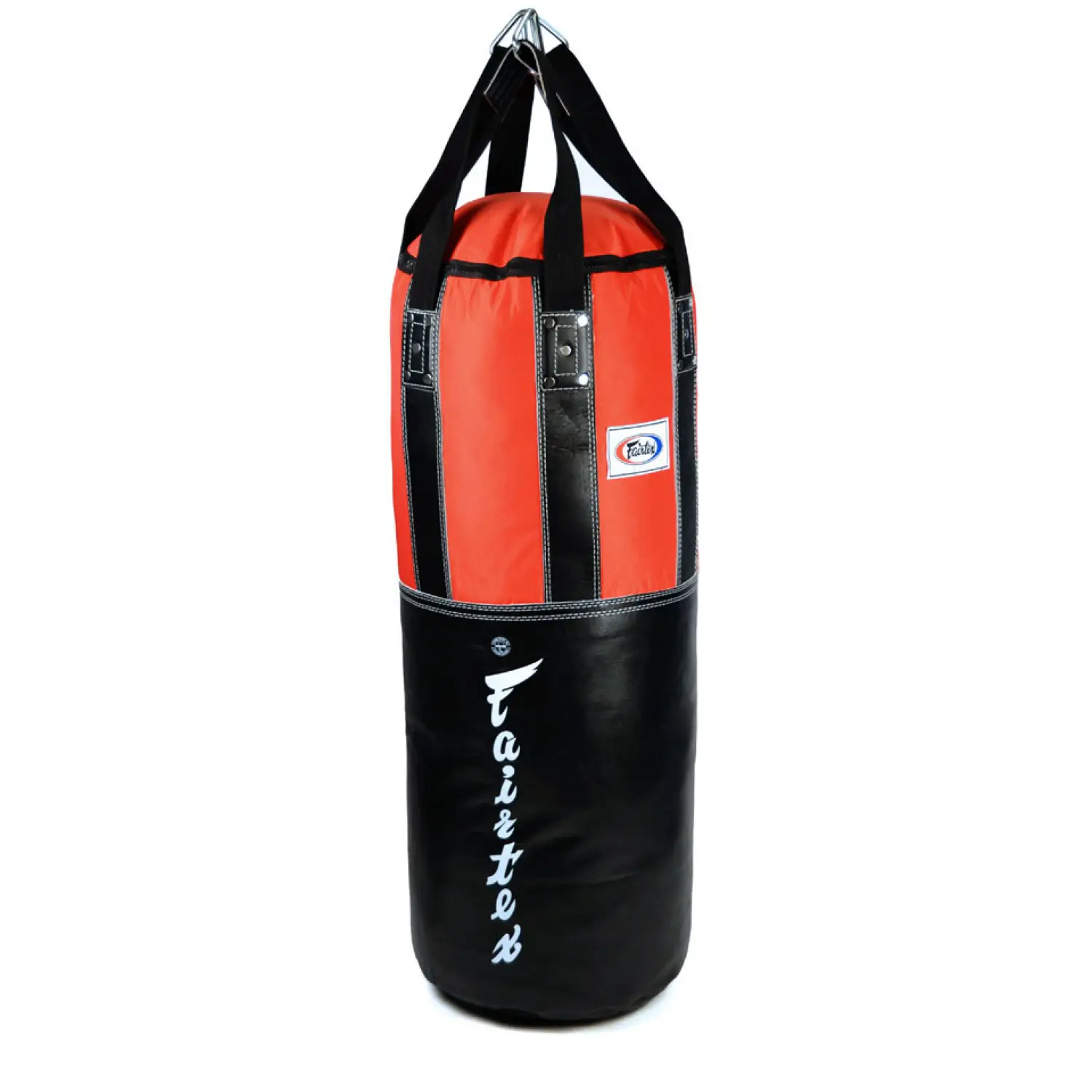 Fairtex HB3 Extra Large Leather Heavy Bag Black-Red (UN-FILLED) 2 Fairtex HB3 Extra Large Leather Heavy Bag Black-Red (UN-FILLED) - Image 2