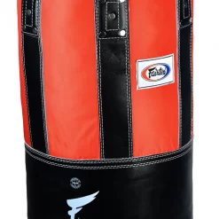 Fairtex HB3 Extra Large Leather Heavy Bag (FILLED) -Fight Gear Shop hb3 black red 2 1