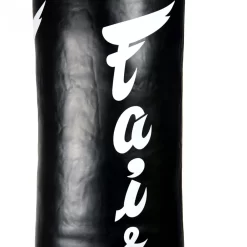 Fairtex HB6 Black 6ft Muay Thai Banana Bag (FILLED) -Fight Gear Shop hb6 black 2