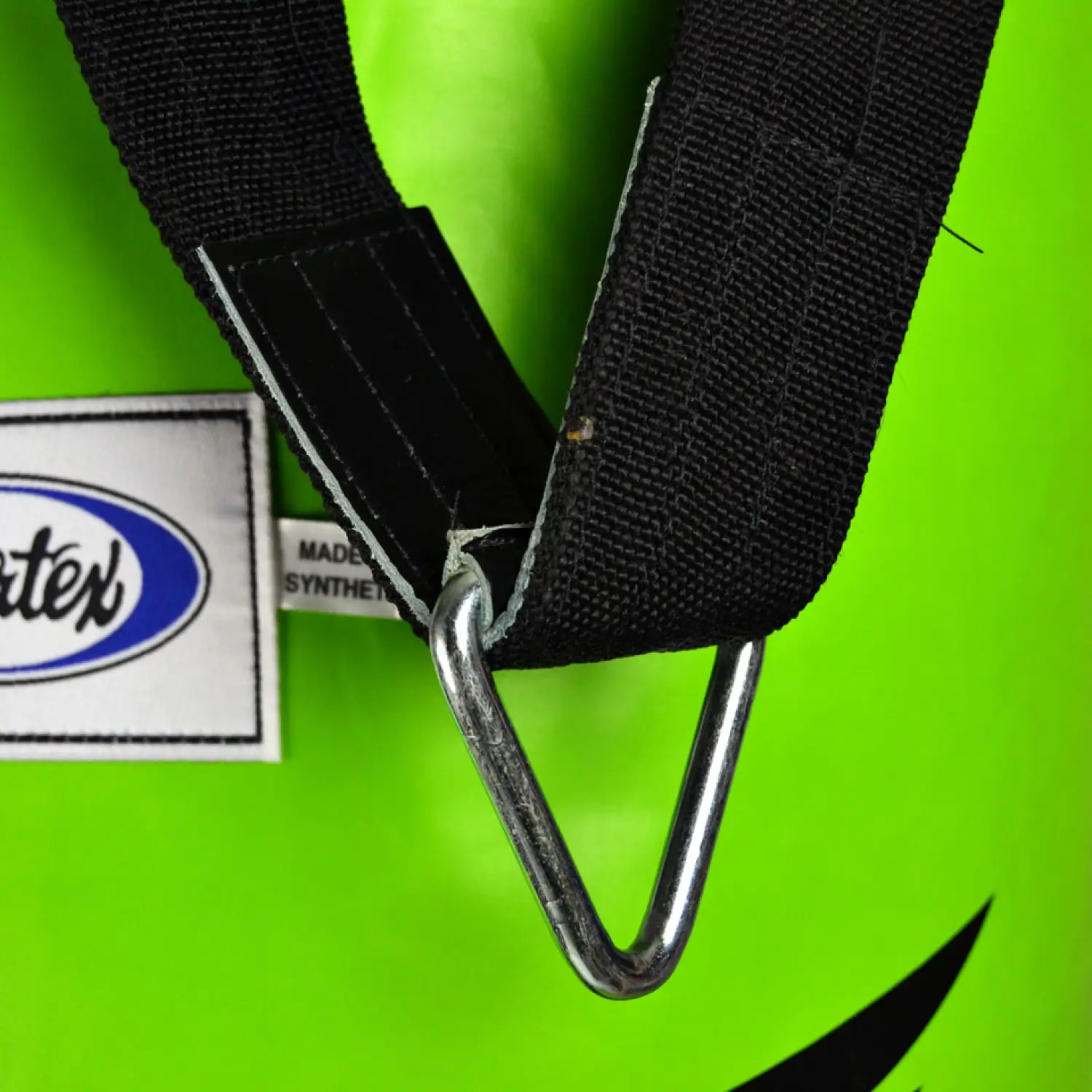 Fairtex HB6 Lime Green 6ft Muay Thai Banana Bag (FILLED) 6 Fairtex HB6 Lime Green 6ft Muay Thai Banana Bag (FILLED) - Image 6