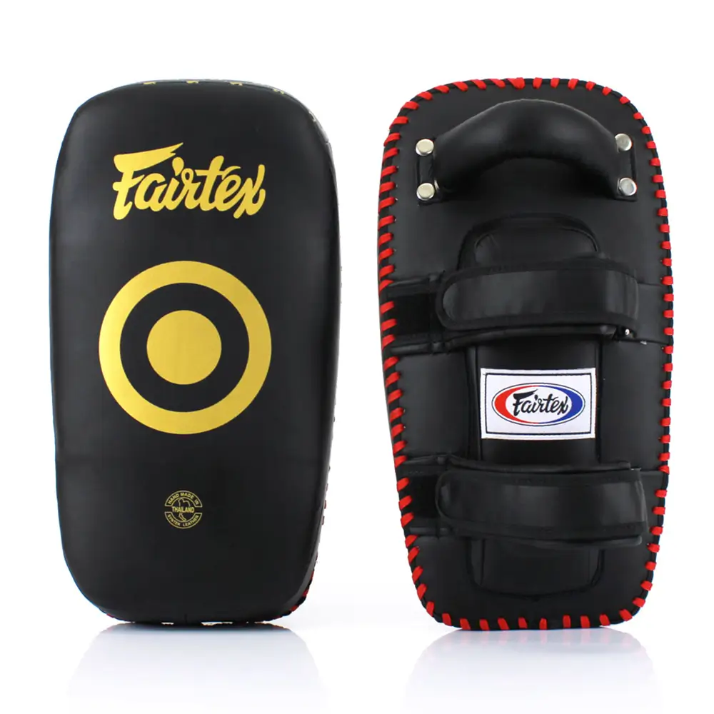 Fairtex KPLC5 Black Light Weight Thai Kick Pads 1 Fairtex KPLC5 Black Light Weight Thai Kick Pads