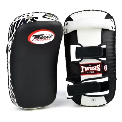 Twins KPS10 Black White Light Weight Thai Kick Pads