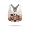 Fairtex Stamp SB10 Sports Bra White-Orange