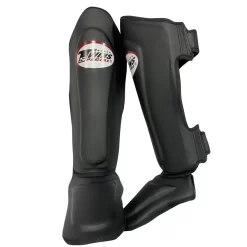 Twins SGS10 Black Double Padded Shin Guards