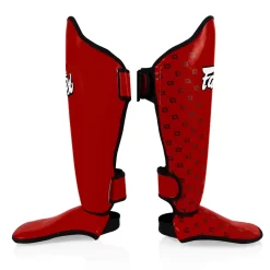 Fairtex SP5 Red Shin Guards -Fight Gear Shop sp5 red 3 0 1