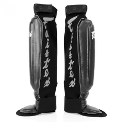 Fairtex SP6 MMA Style Black Shin Guards -Fight Gear Shop sp6 black 3