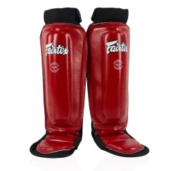 Fairtex SP6 MMA Style Red Shin Guards