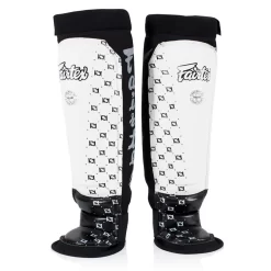 Fairtex SP6 MMA Style White Black Shin Guards