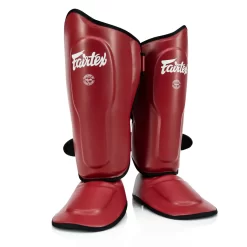 Fairtex SP9 Ultra Ergo Shin Guards Red