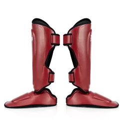 Fairtex SP9 Ultra Ergo Shin Guards Red -Fight Gear Shop sp9 fairtex shin pads red 3