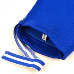 Fairtex SPE1 Blue Elastic Competition Shin Pads -Fight Gear Shop spe1 blue 3