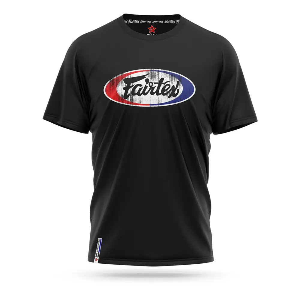 Fairtex TS4 Vintage T-Shirt Black 1 Fairtex TS4 Vintage T-Shirt Black