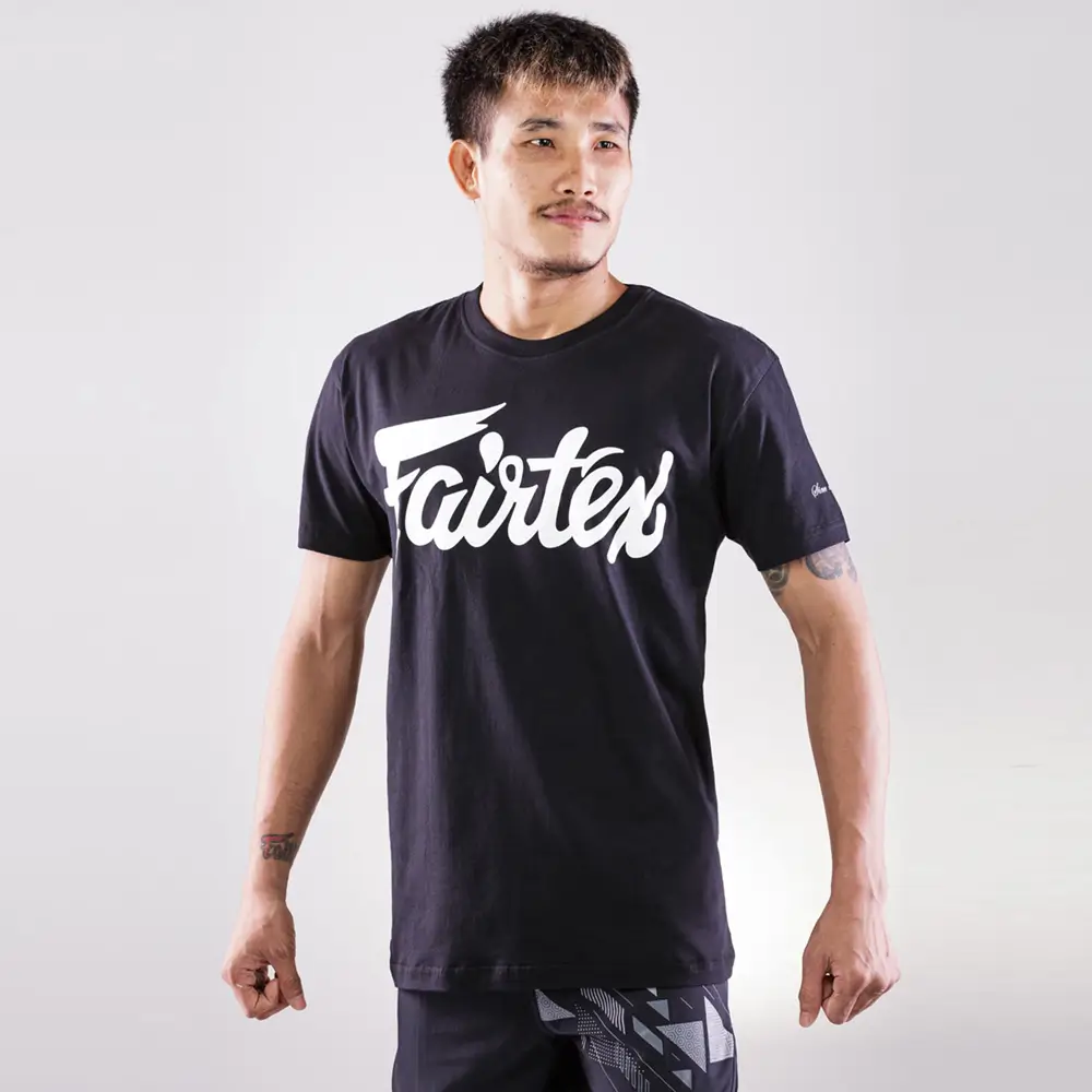 Fairtex Black Classic Logo T-Shirt TS7 3 Fairtex Black Classic Logo T-Shirt TS7 - Image 3