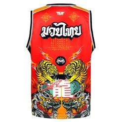 TUFF TT104 Tank Top Red Chinese Dragon And Tiger -Fight Gear Shop tuf tt104 3