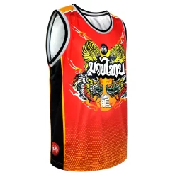 TUFF TT104 Tank Top Red Chinese Dragon And Tiger -Fight Gear Shop tuf tt104 4