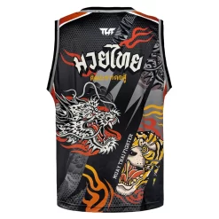 TUFF TT105 Tank Top Black Dragon And Tiger -Fight Gear Shop tuf tt105 3