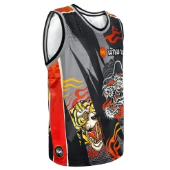 TUFF TT105 Tank Top Black Dragon And Tiger -Fight Gear Shop tuf tt105 4