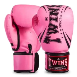 Twins FBGVDM3-TW6 Pink Non-Leather Muay Thai Gloves