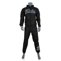 Fairtex VS3 Vinyl Sweatsuit Black-Grey