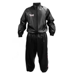 Twins Vinyl Sweatsuit VSS2 Black -Fight Gear Shop vss2 3